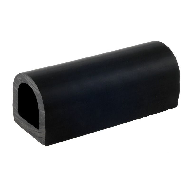 Pvc Fendering Tessilmare 44.020.00 Black PVC Fendering 70x70 mm - Cut-down Size 2m ...