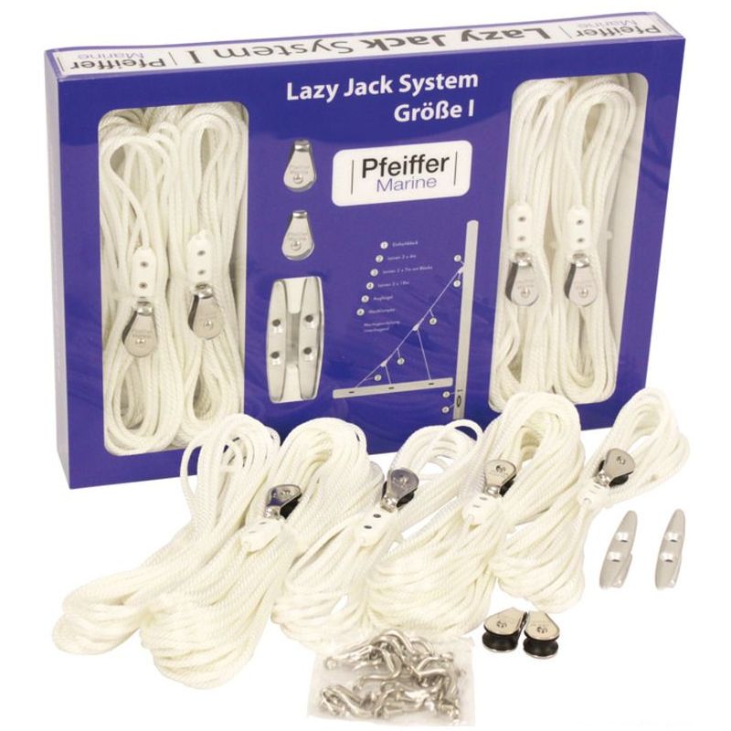Pfeiffer PCG_4393 PFEIFFER Lazy Jack Kit for Easy Mainsail Handling ...